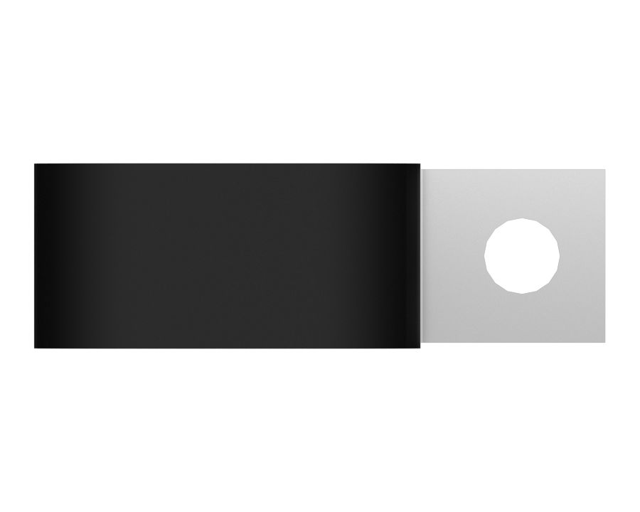 Зажим с двумя петлями и внутренним диаметром 25 мм