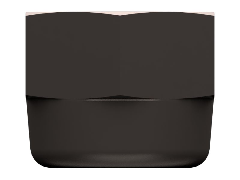 Стальная шестигранная контргайка M12 с нейлоновой вставкой