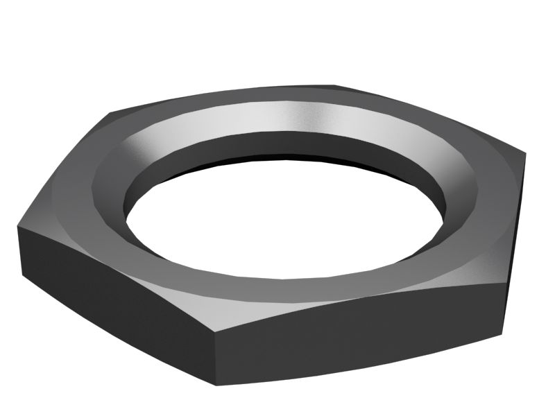 Стопорная шестигранная гайка 7/16''-28