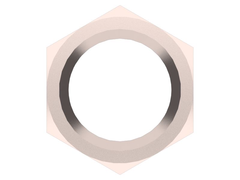 Стопорная шестигранная гайка 7/16''-28