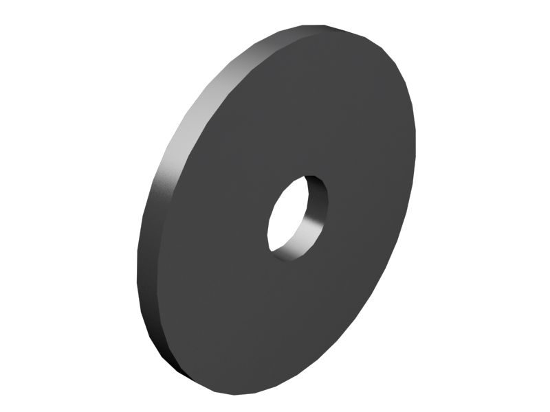156-0283: 2.5mm 厚硬垫圈
