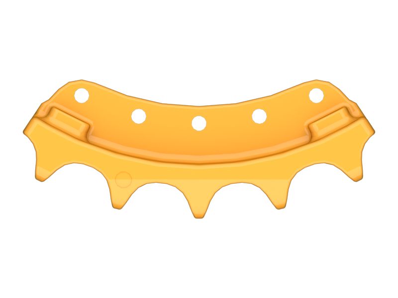 Сегмент звездочки с 5 зубьями