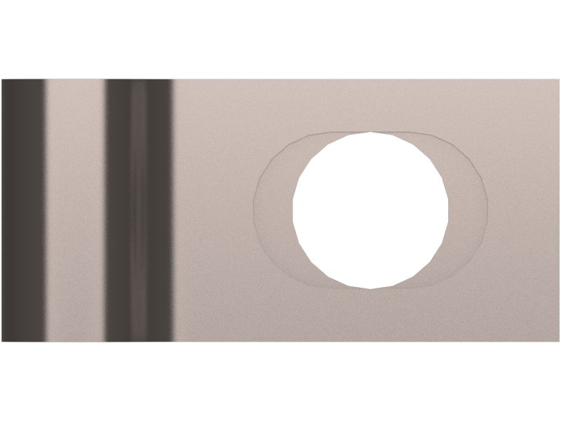 Стальной зажим с одной трубкой диаметром 12,70 мм