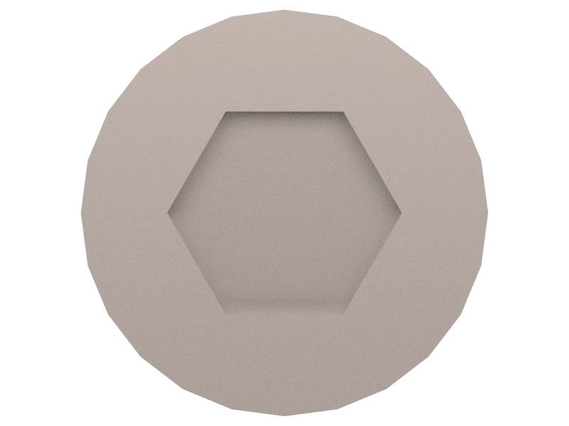 Болт с головкой под шестигранный торцевой ключ M6X1