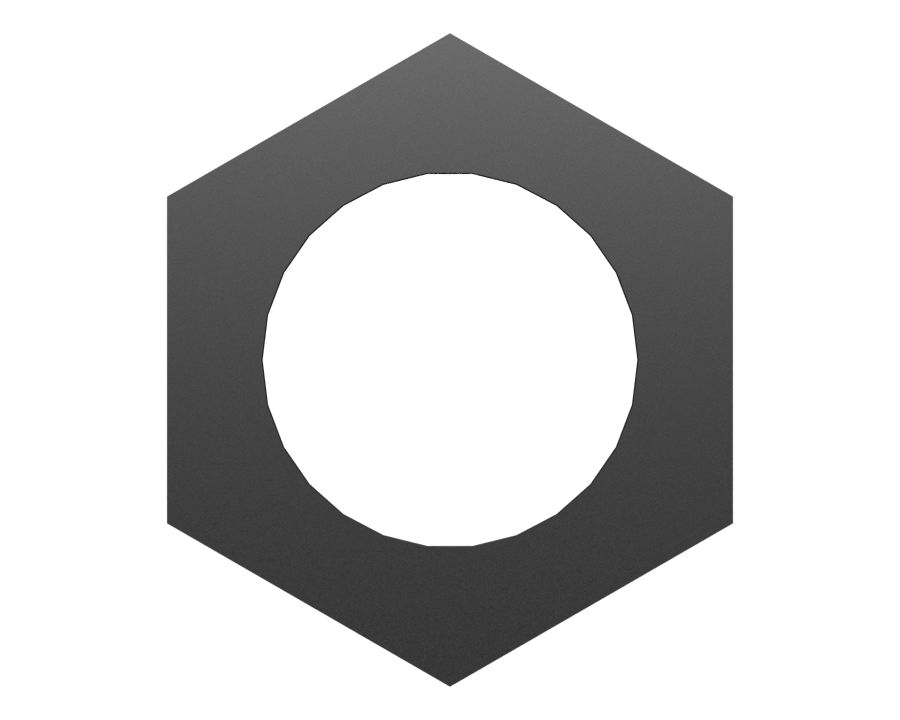 Шестигранная гайка M24