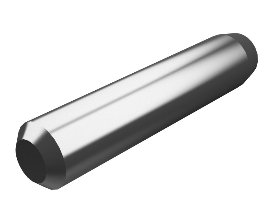 Коническая стопорная шпилька длиной 45 мм с резьбой по всей длине