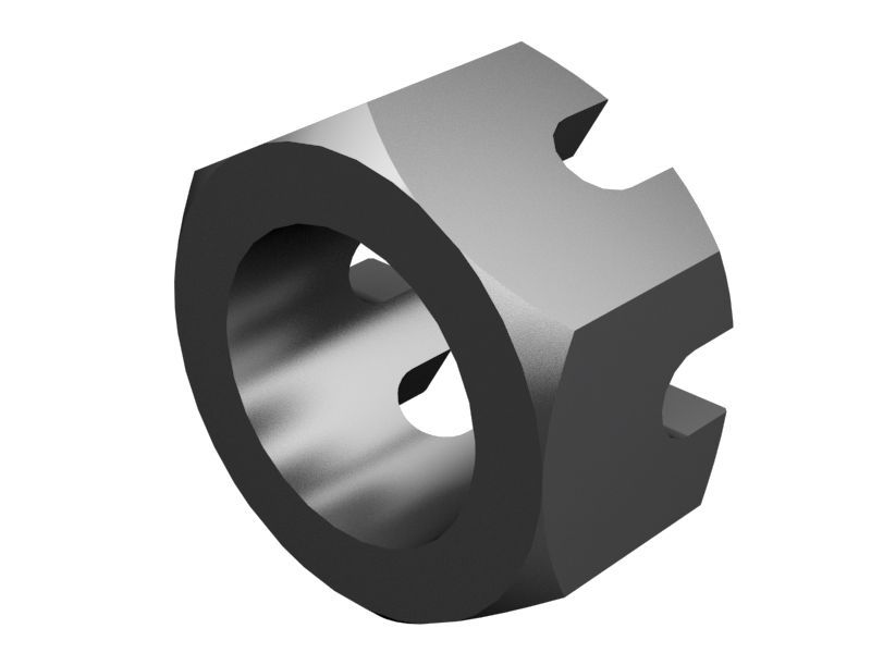 Прорезная/корончатая гайка