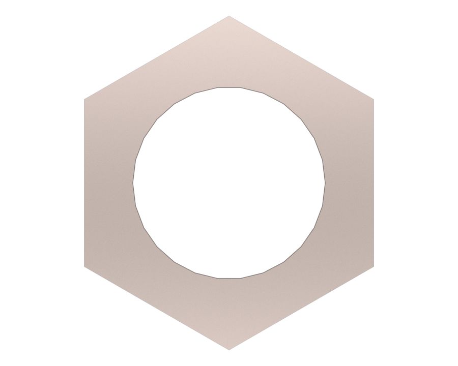 Шестигранная гайка с резьбой M20X1,5