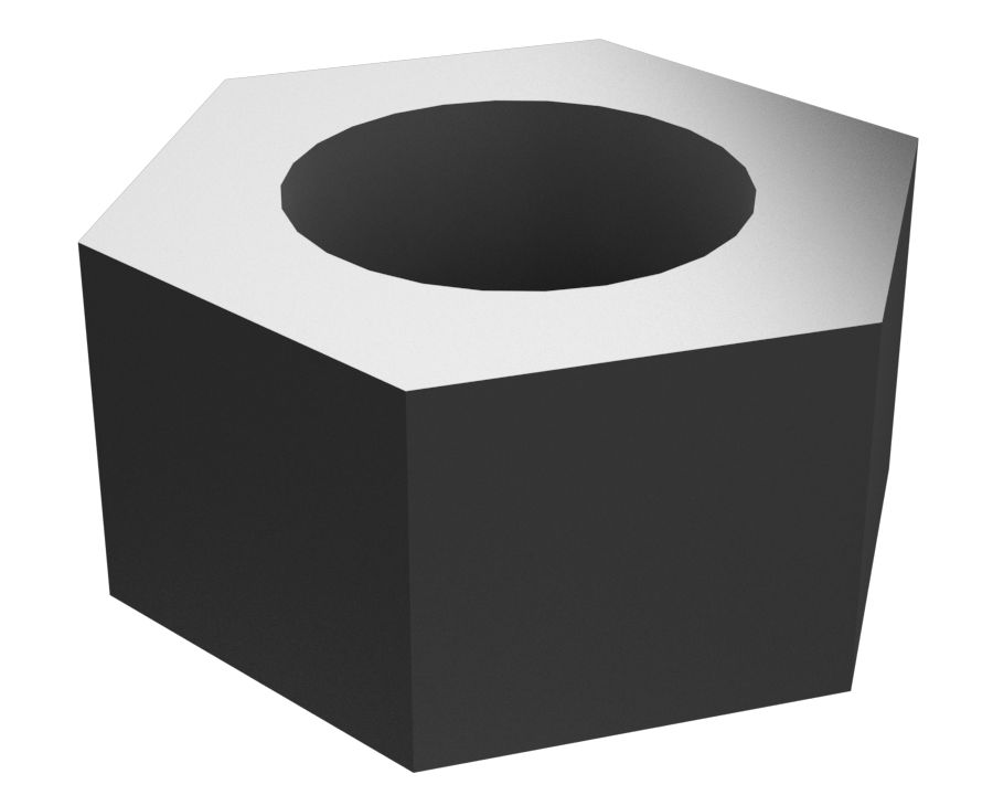 Шестигранная гайка с резьбой M10x1,5