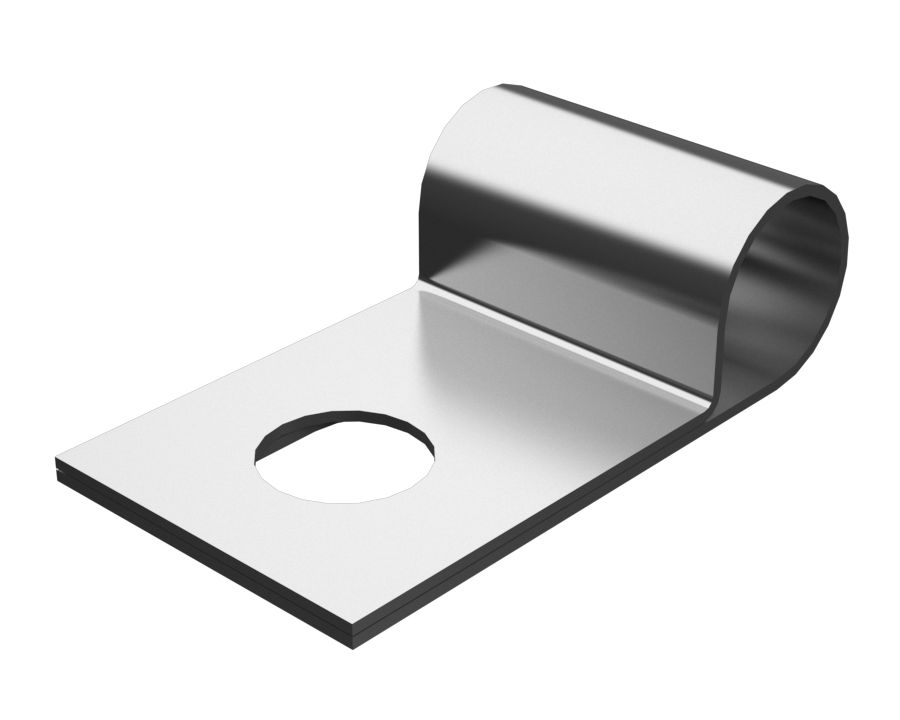 Стальной петлевой хомут для труб, внутренний диаметр 12,70 мм