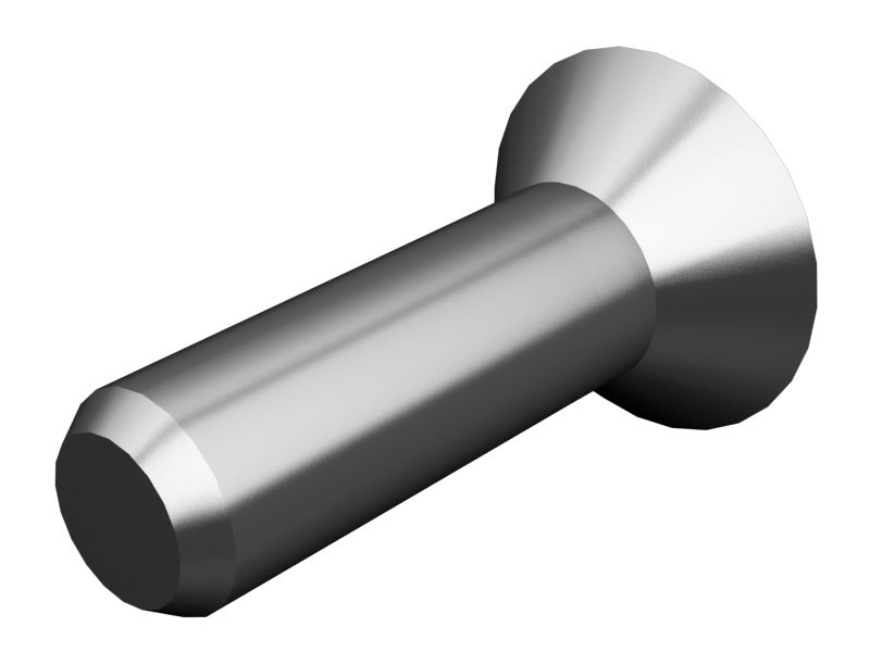 Винт с плоской головкой длиной 22,22 мм