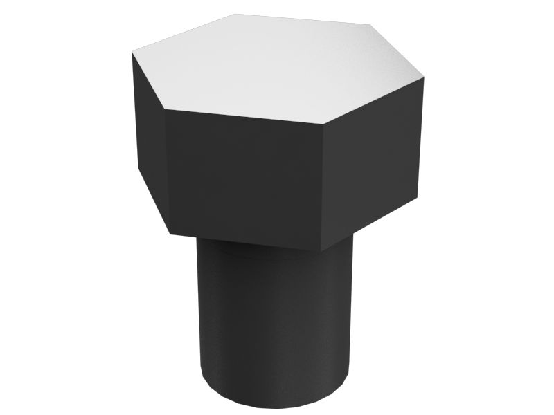 Болт с шестигранной головкой размером 3/8''-16 x 1/2''