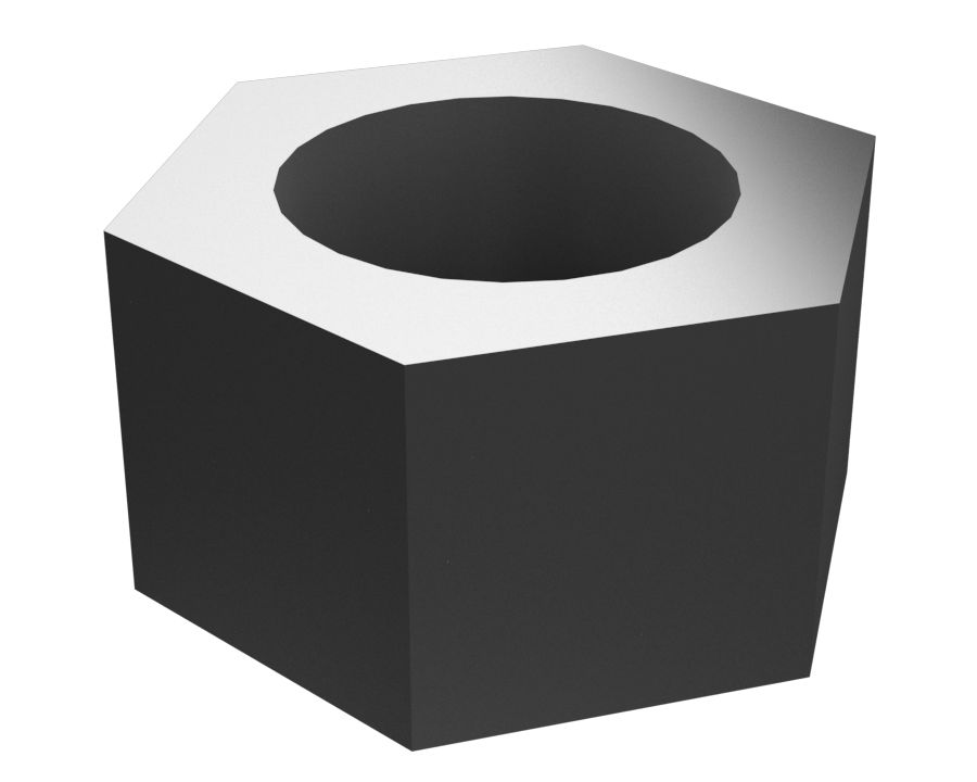 Шестигранная гайка 1/2