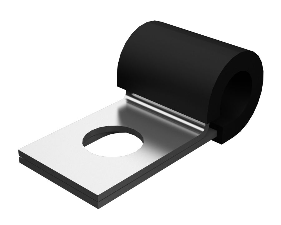 Стальной зажим, внутренний диаметр 6,35 мм