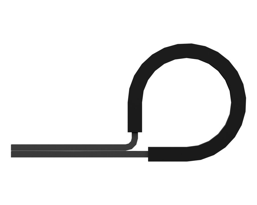 Стальной петлевой хомут с внутренним диаметром 17,46 мм