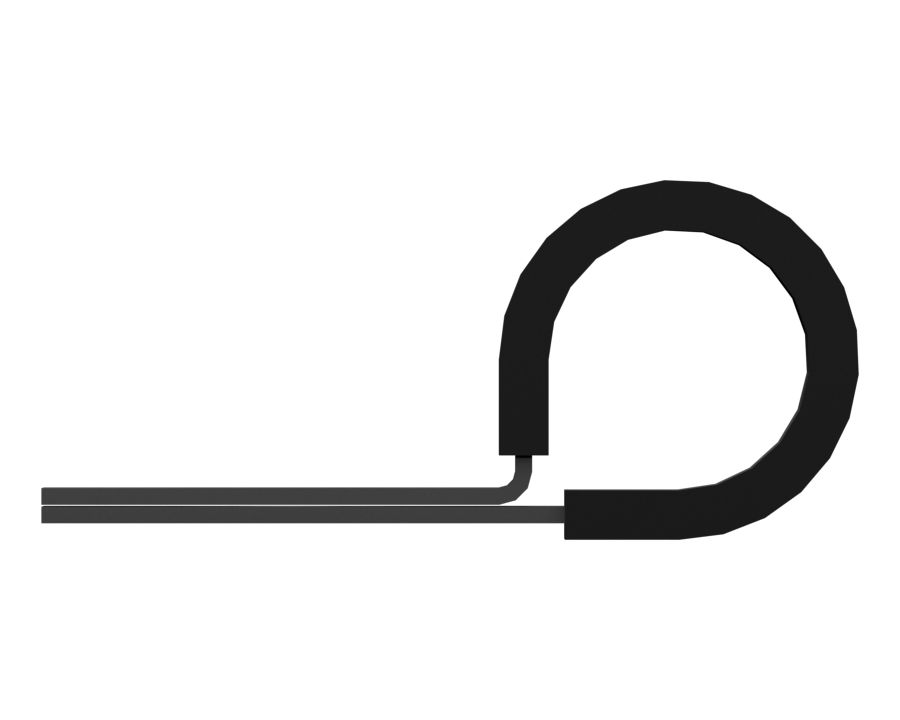 Стальной петлевой хомут, внутренний диаметр 12,70 мм