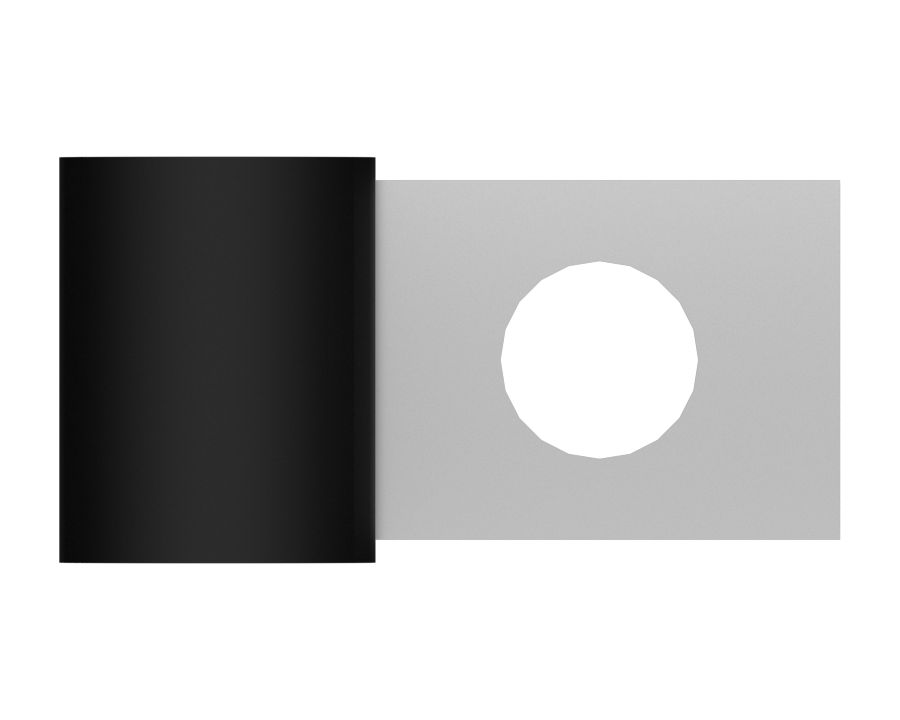 Стальной зажим, внутренний диаметр 6,35 мм