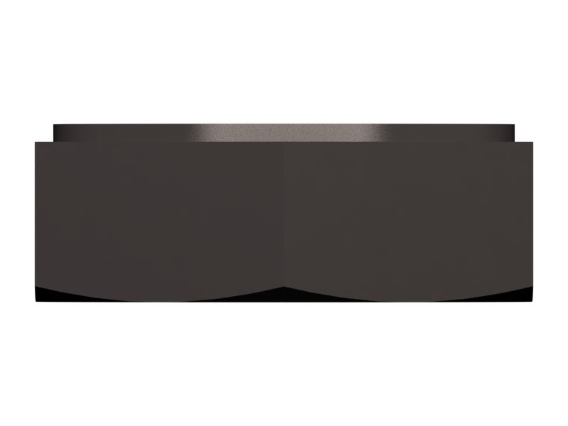 Стопорная шестигранная гайка 1/4''-28