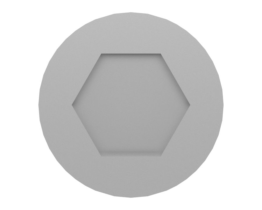 Болт с шестигранной головкой с резьбой M12X1,75