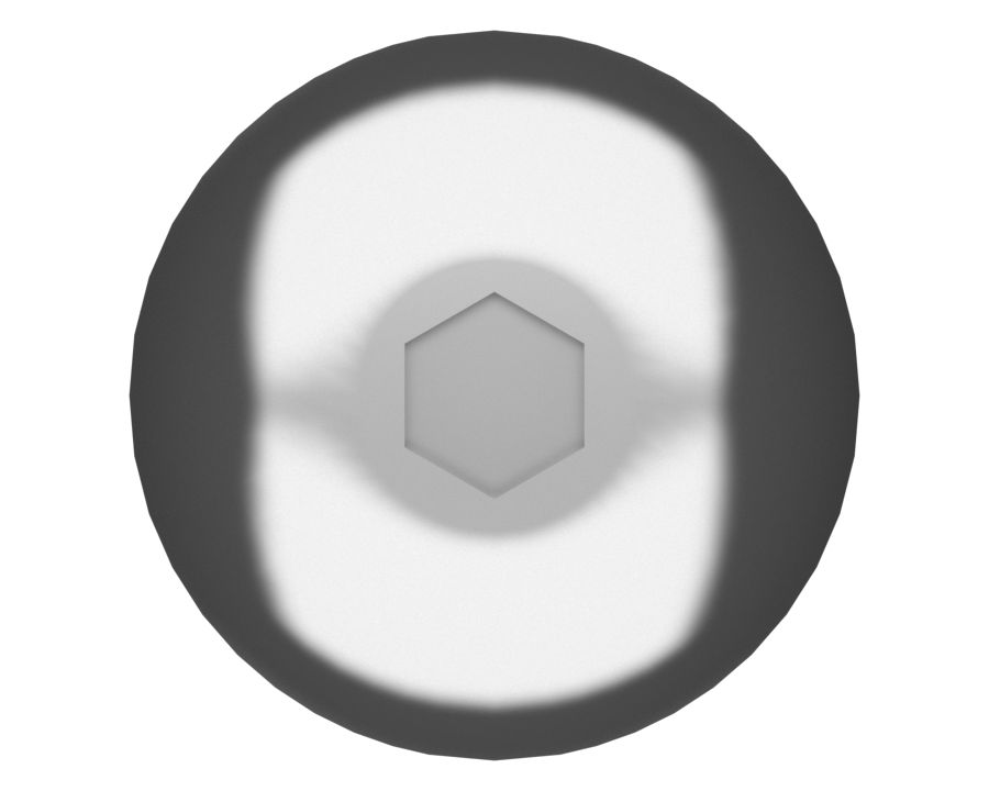 Винт со сферической головкой и внутренним шестигранником резьба 1/4-20