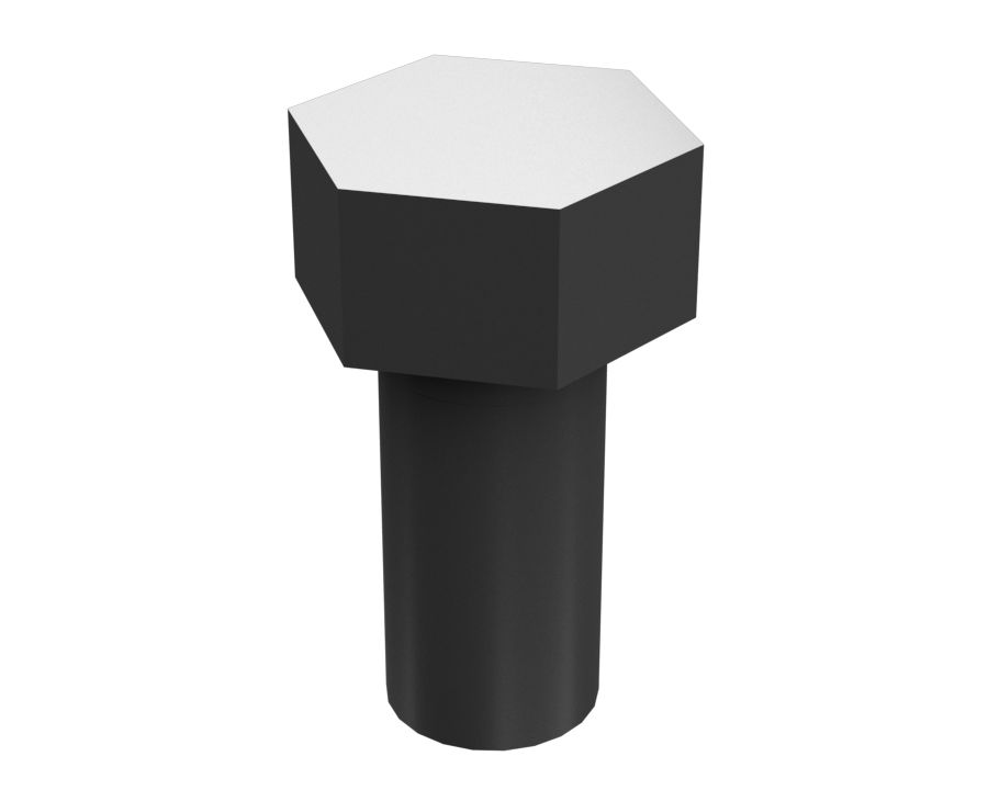 Болт с шестигранной головкой 1/2-20