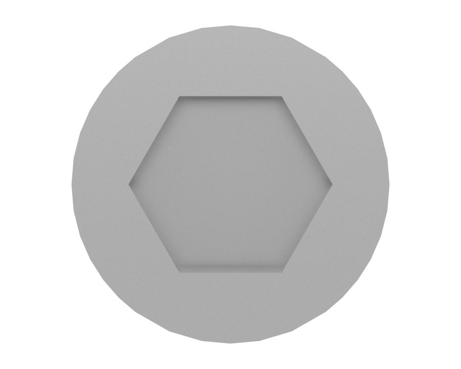 Болт с шестигранной головкой с резьбой 3/8-16