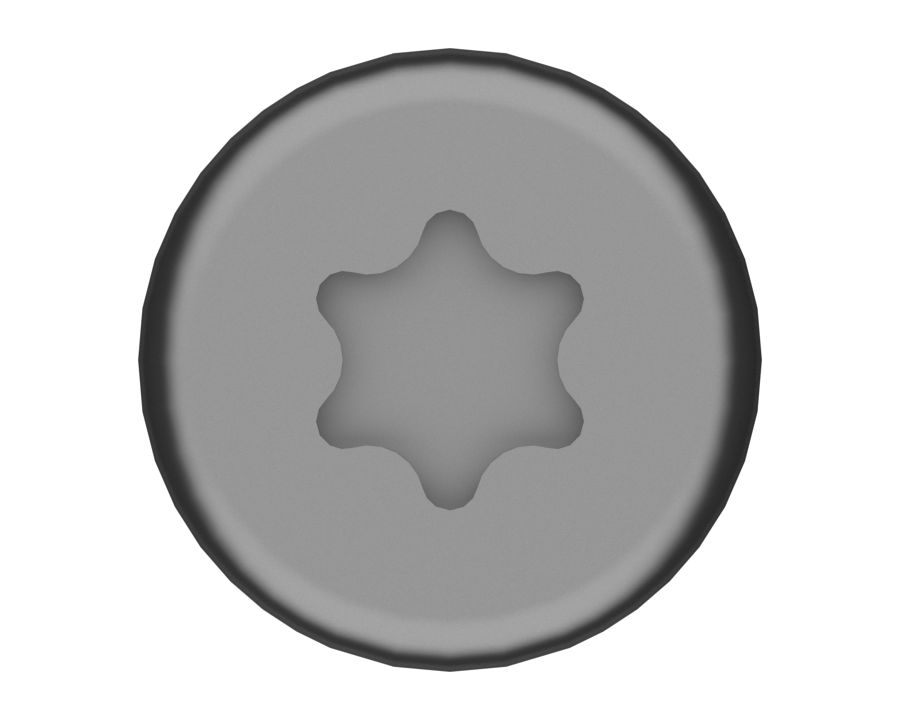 Винт с цилиндрической скругленной головкой, длина 9,52 мм