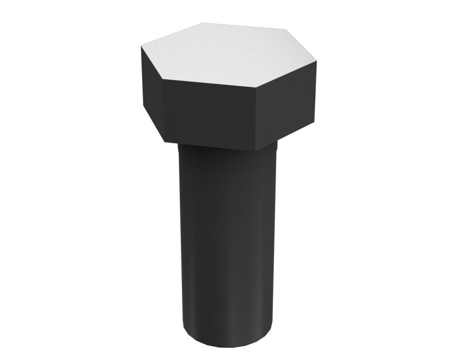 Болт длиной 60 мм с резьбой M24X3