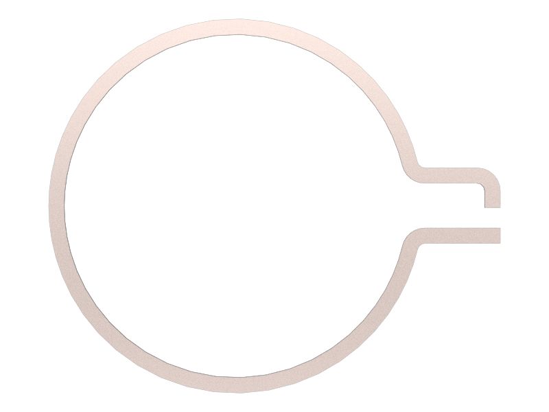 Выхлопной зажим с широким натяжением 23,9 мм