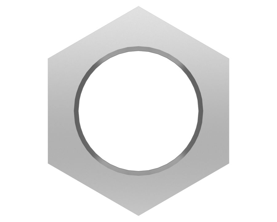 Шестигранная гайка 7/8''-14