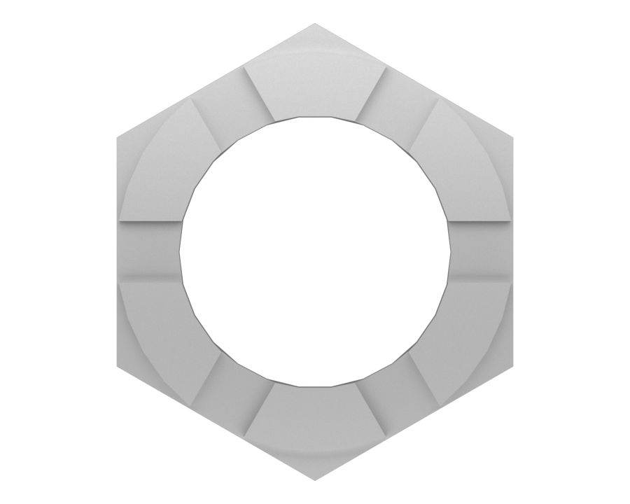 Прорезная/корончатая гайка