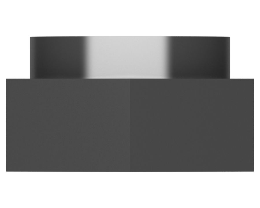 Шестигранная приварная гайка с резьбой 1/4-20