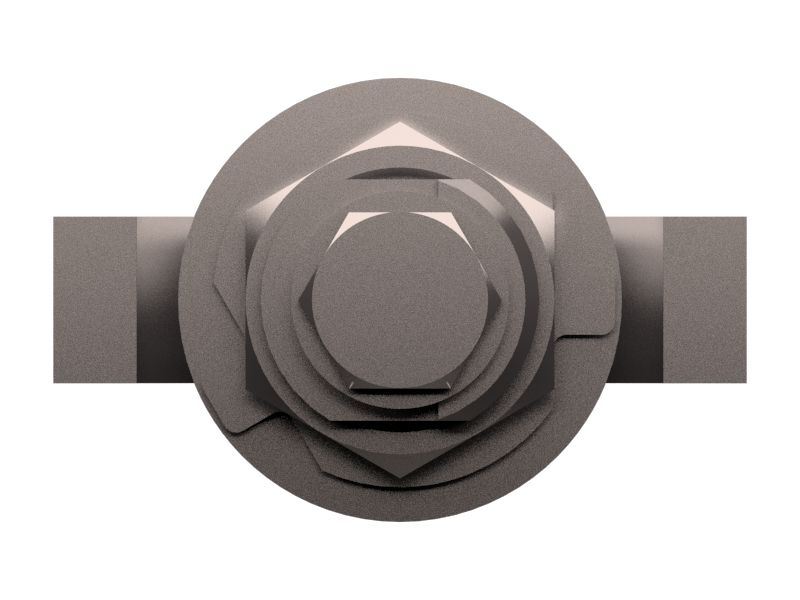 Защелка отсека в сборе