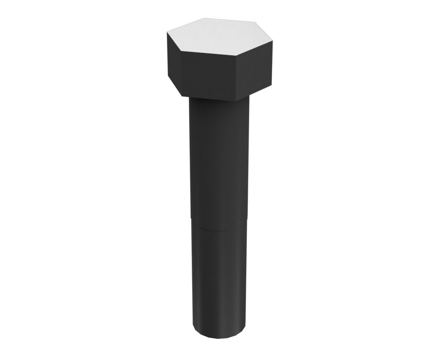 Болт с шестигранной головкой размером 7/8''-9 x 4 1/4''