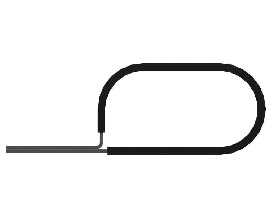 Петлевой зажим внутреннего диаметра 28,44 мм