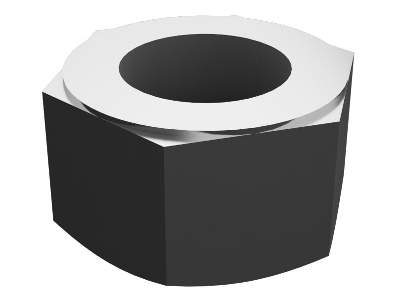 Шестигранная гайка 5/8