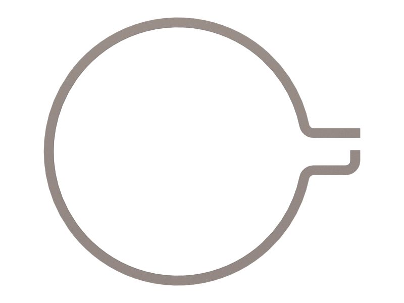 Выхлопной зажим с широким натяжением 23,9 мм