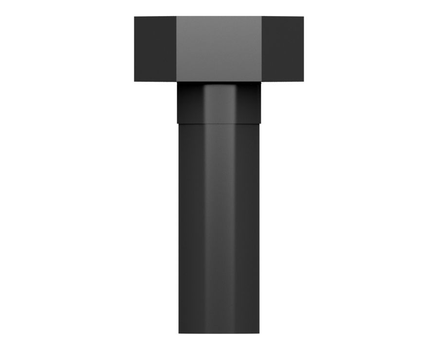 Внешний шестигранный стальной болт с резьбой 1/4-20