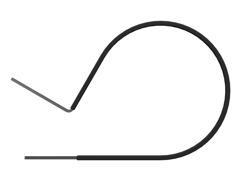 Минимальный зажим для петли для одной трубки 73,00 мм