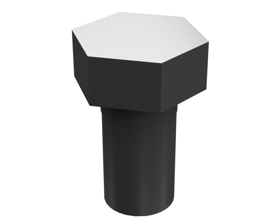 Болт с шестигранной головкой с резьбой M20X2,5