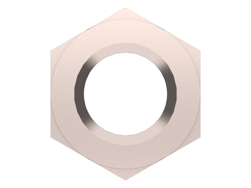 Стопорная шестигранная гайка 3/8''-20