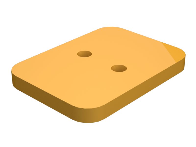 Накладная пластина