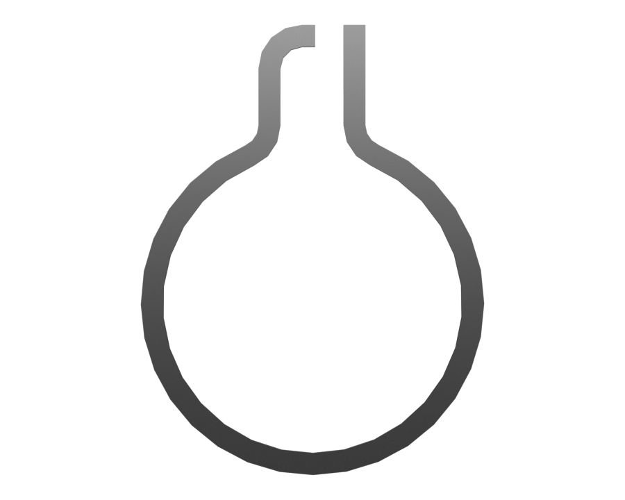 Выхлопной зажим с широким натяжением 23,9 мм