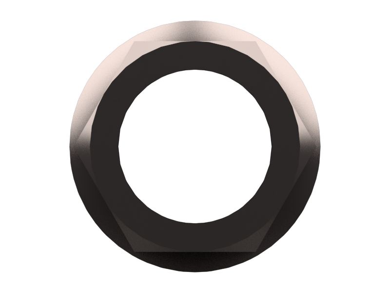 Шестигранная фланцевая гайка M22 x 1,5 мм