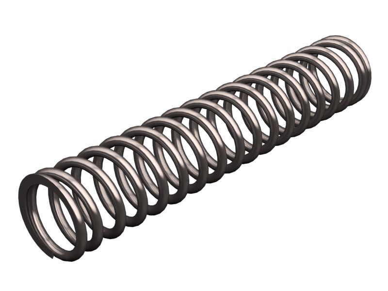 Пружина сжатия со свободной длиной 105,57 мм