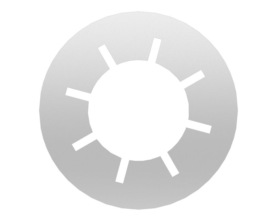 Стопорная шайба с внутренним зубчатым сцеплением