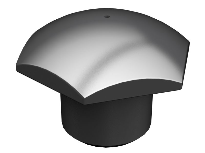 Тарельчатый клапан из углеродистой стали длиной 12,70 мм