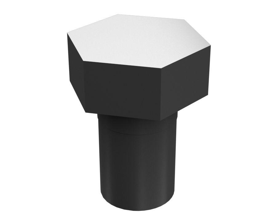 Болт с шестигранной головкой с резьбой M20X2,5