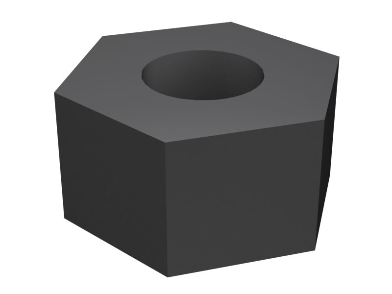 141-1497: Шестигранная гайка 1/2''-13