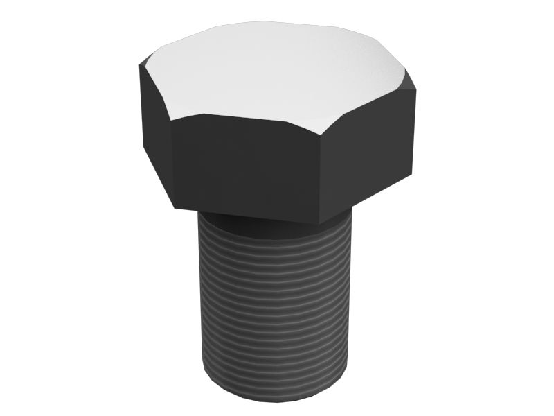 6F-7032: Болт с шестигранной головкой с резьбой 1/2-20